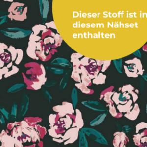 Nähset: Kleid Radium schwarz (Gr. 86-110)